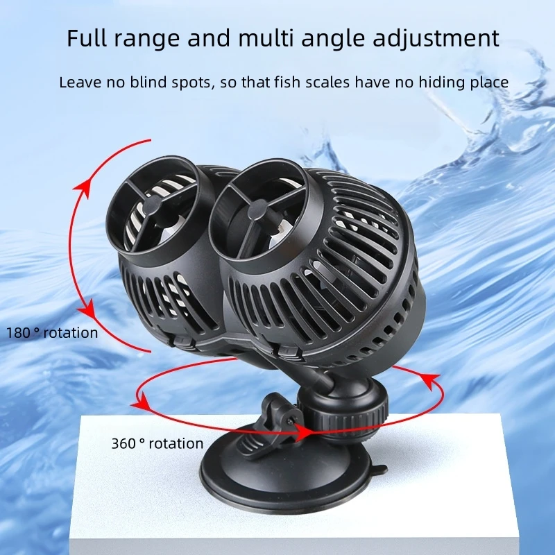 sttl SS-730302 Submersible LED 6W 3000L/h Luxury Wave Maker for Aquariums & Fresh/Sea Water Eco-Friendly Plastic Design Box Pack