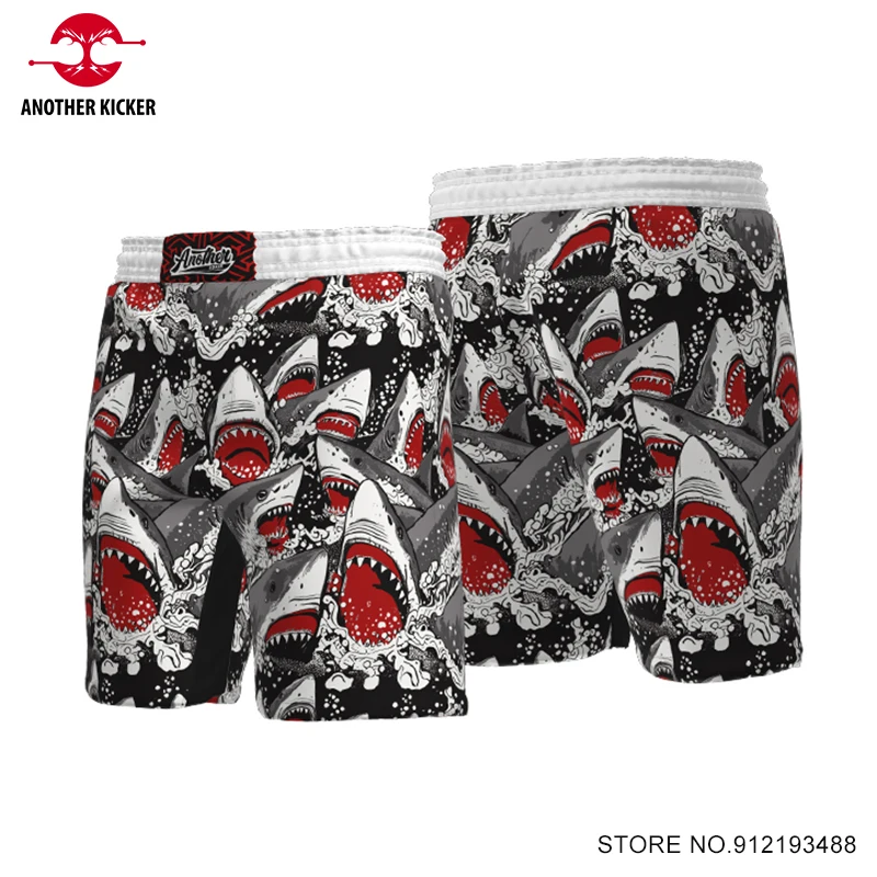 MMA Shorts for Men Muay Thai Boxing Shorts Kickboxing Fight Training Gear Stretchable Sparring Competition Martial Arts Shorts