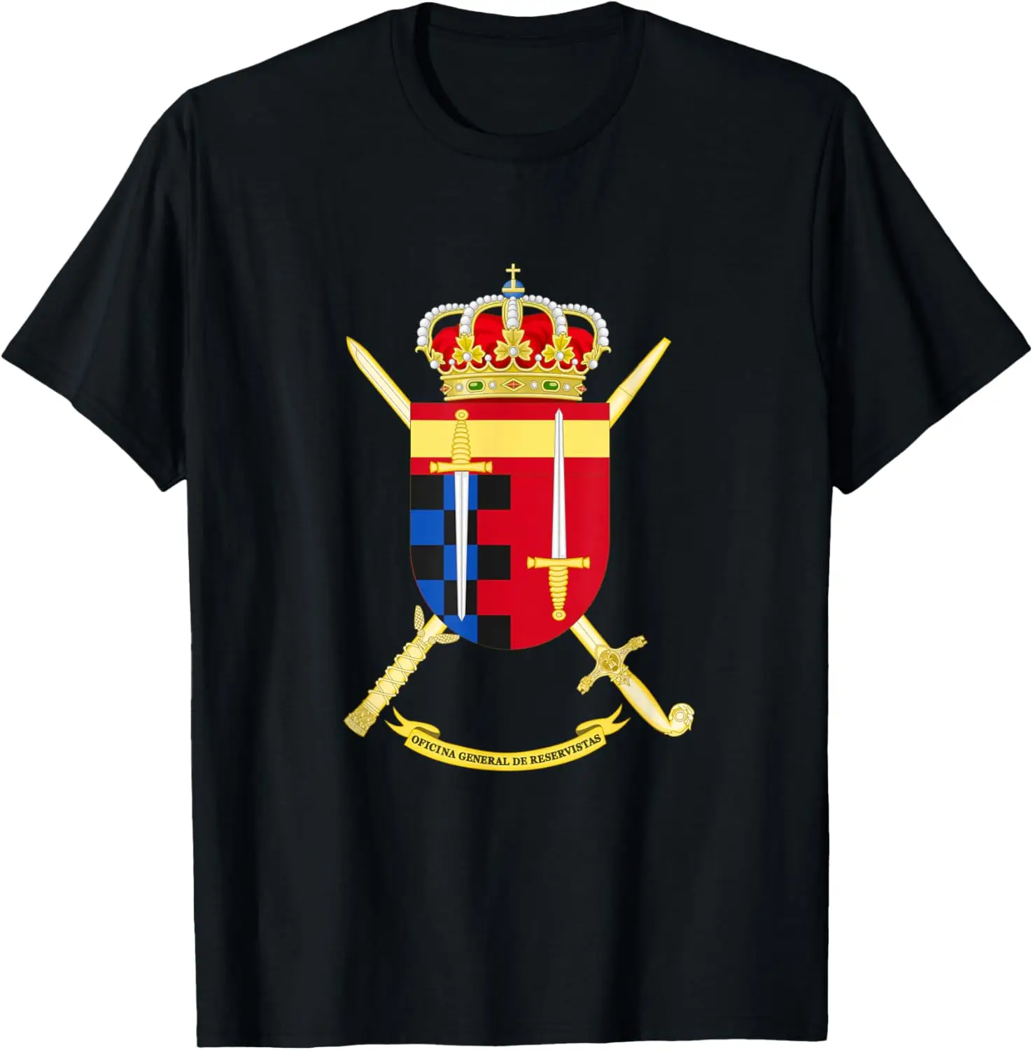 

Emblema Reserva Voluntaria Ejército Español Reservista Camiseta T-shirt Short Sleeve Casual 100% Cotton Shift