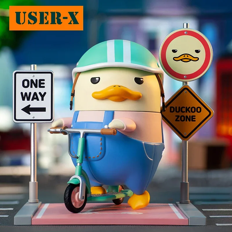 

USER-X DUCKOO Kick Scooter Limited Edition Big Doll Action Kawaii Anime Animal Cute Child Toy Figures Girl Birthday Gift