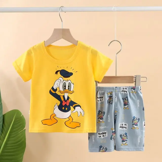 Sommer Kinder Anzüge für Mädchen Kurzarm Sets für Mädchen zwei Kleidung T-Shirt Shorts Sets Kleinkind Kleidung