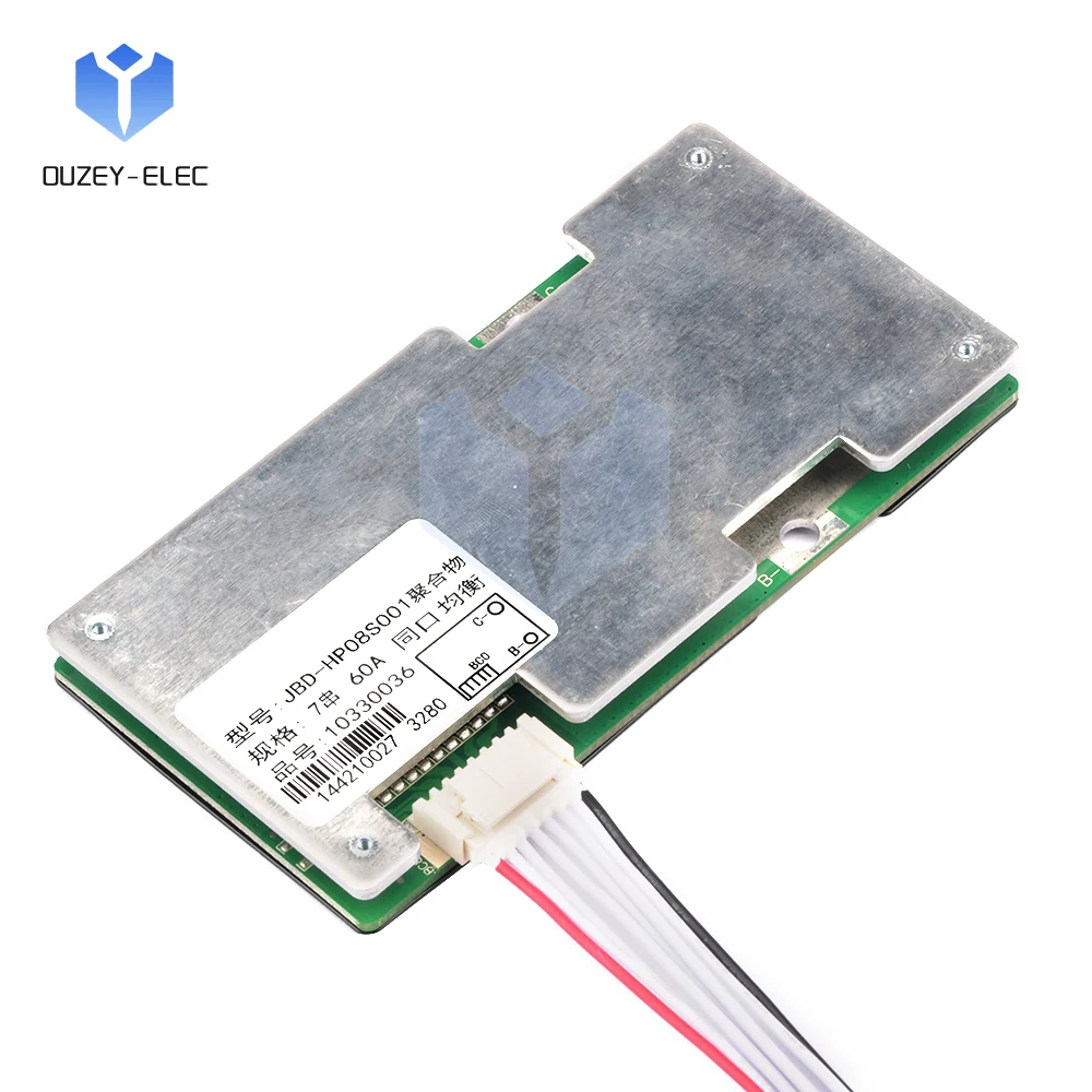 7S 60A 18650 Lithium Battery Charging Protection Board High Current Active Equalizer Module Battery Management System