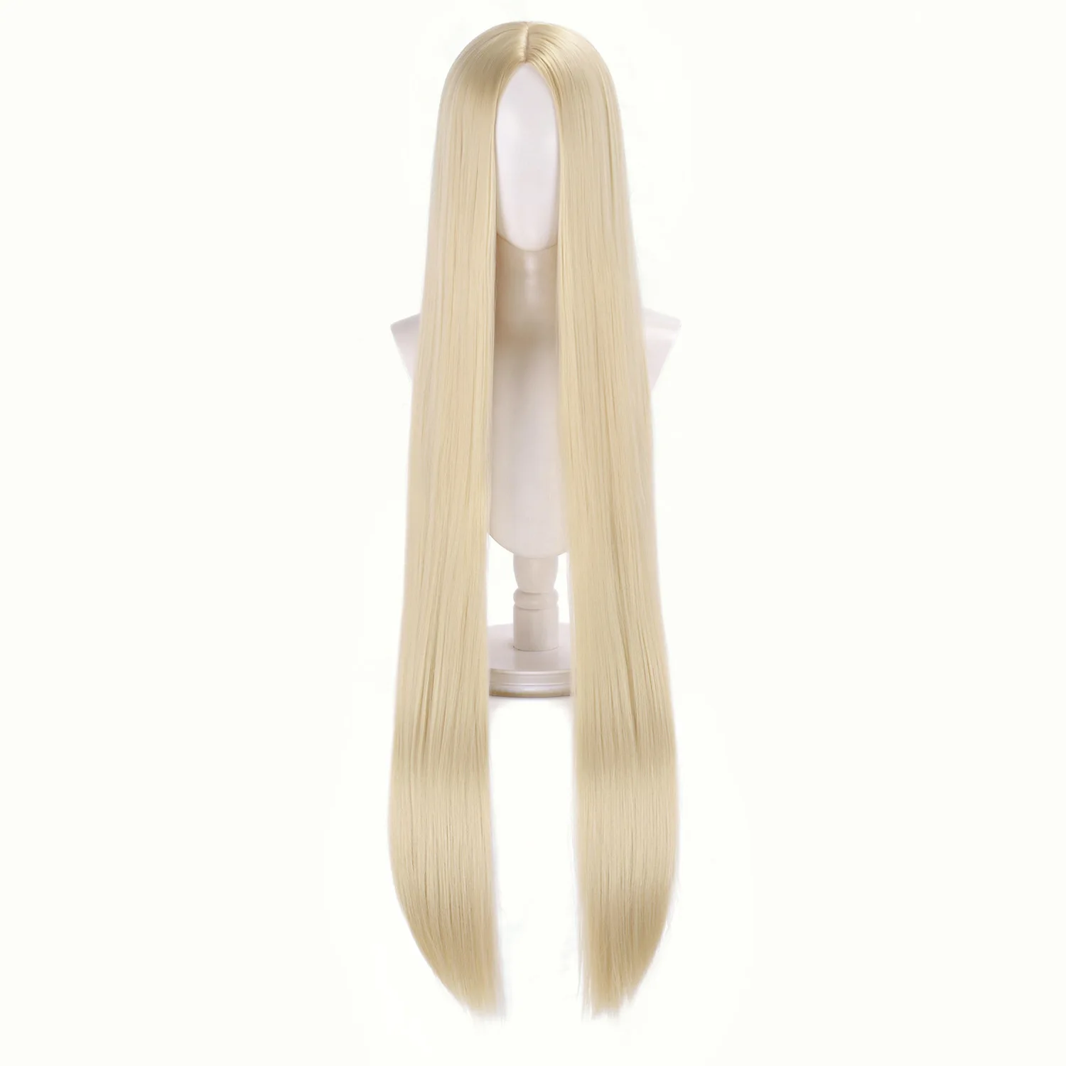 Synthetic Long Straight Wig 150CM Black Middle Part Extra Thick Fiber Cosplay Costume Ancient Style Cos Synthetic Wig for Party