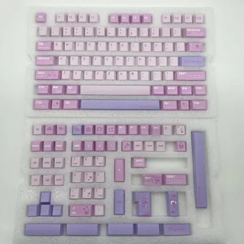 Cherry Profile Keycap Romantic Crush DYE Sublimation English PBT Keycap ISO Enter For Mechanical Gaming Keyboard