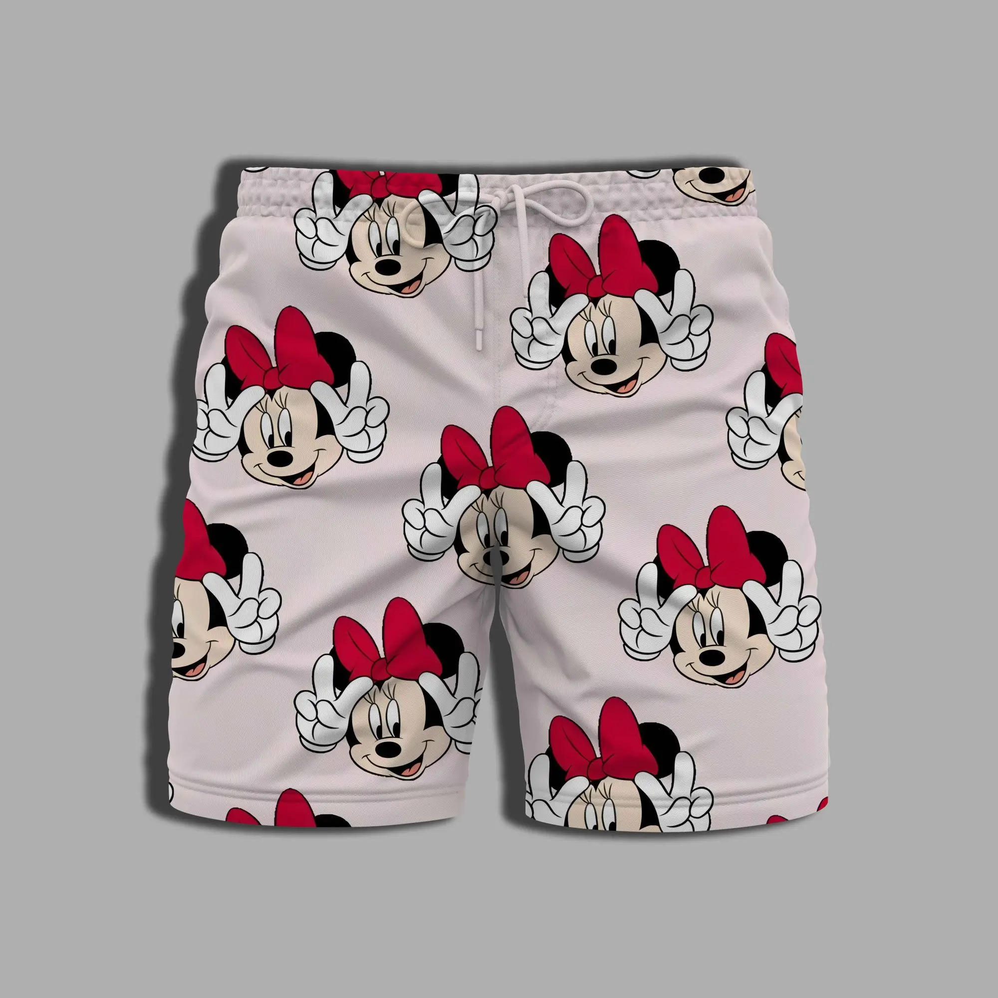 Disney Mickey Swim Shorts Men Swimsuit Summer Men's Clothing Printing Pants Bathing Suit Man Beach Minnie Mouse Gym Male Whole