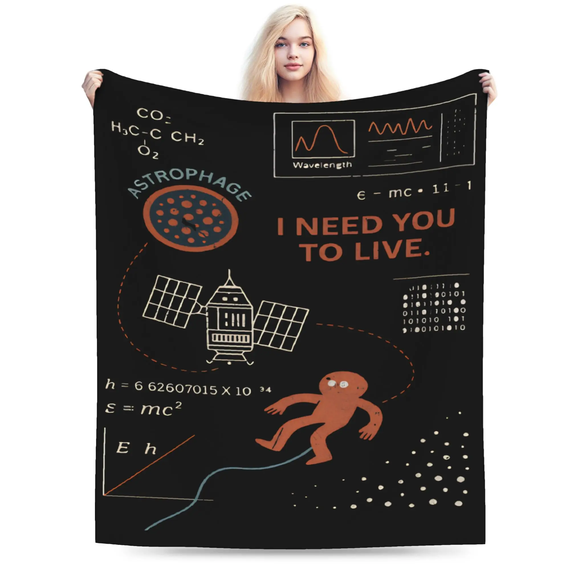 Project Hail Mary Andy Weir Book  Blanket Cover Coral Fleece Plush  Lightweight Thin Throw Blankets for Bedding Couch Bedspread