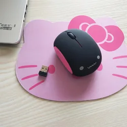Wireless 2.4GHz Ergonomic Mouse Cute Cartoon Gaming Mice Home Office Silent Rechargeable Mouse 3D USB Computer Mause For PC Gift