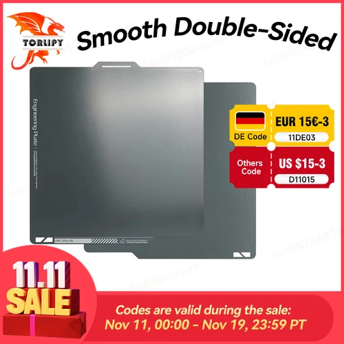 Imagen 1 del producto Placa de construcción de laboratorio Bambu X1, placa PEI de carbono, placa de bambú suave, placa de construcción de laboratorio 257x257mm A1 X1 para laboratorio de bambu P1S P1P pei liso