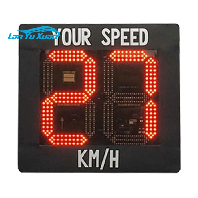 Car Alarms Swing Solar Led Radar Signs Meter Speed Control Limit Remove Detector Display Speed Radar