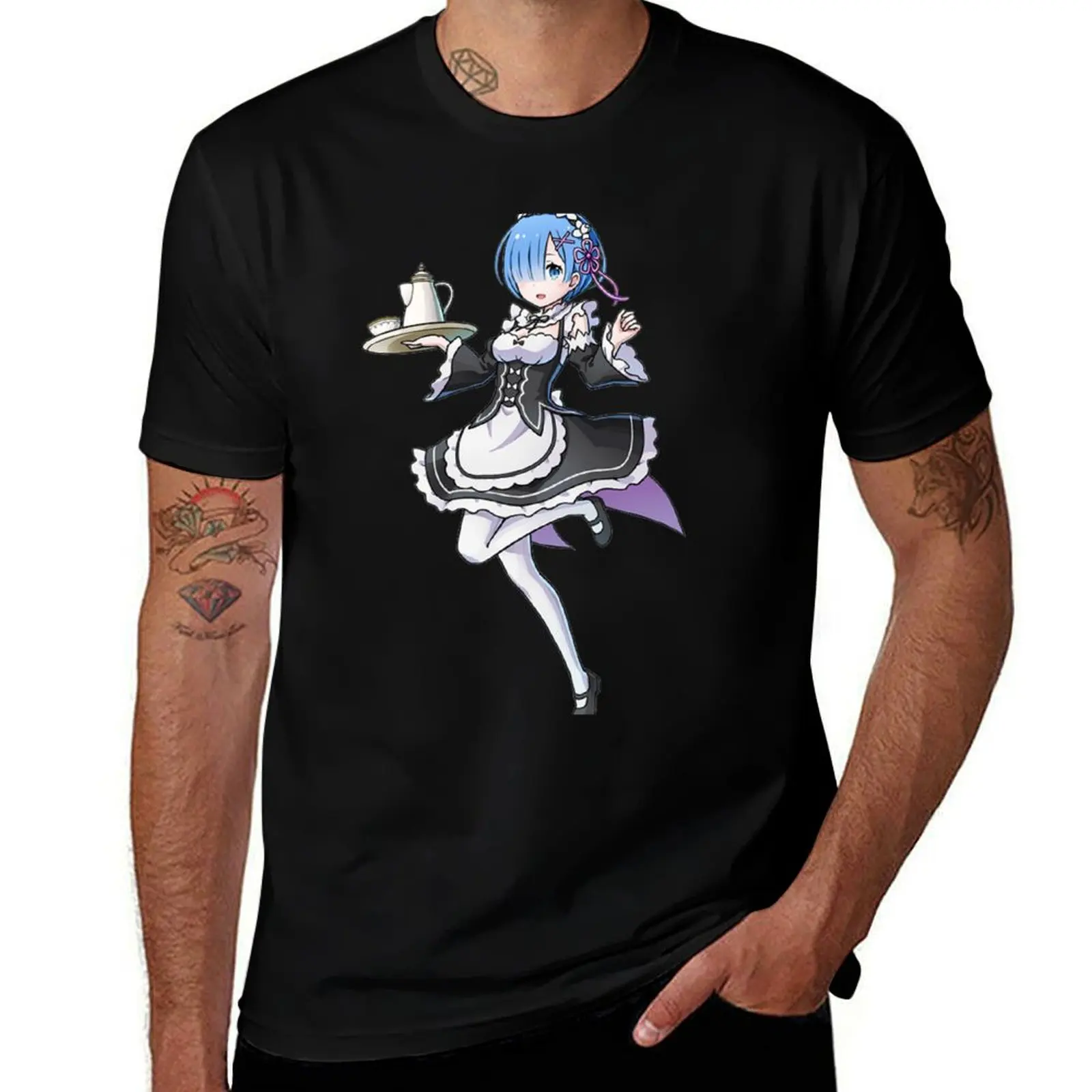 Re:Zero Rem T-Shirt Quick Dry Training Short Sleeve Tee