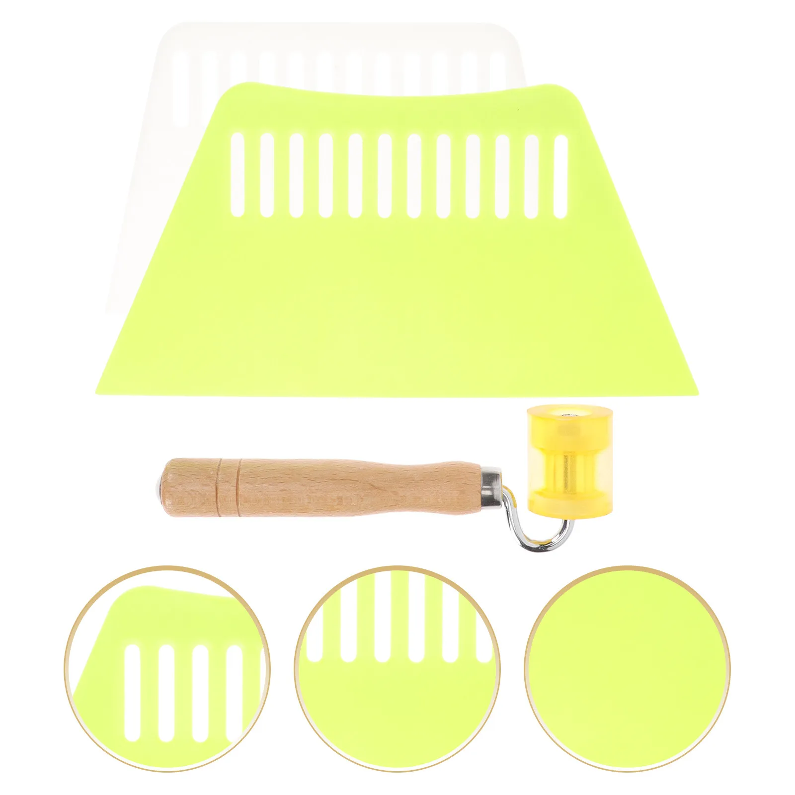 

1Set Wallpaper Tool Set Professional Seam Roller Scraper Lightweight Ergonomic Handle for Wallpaper Vinyl Car Sticker Smoothing