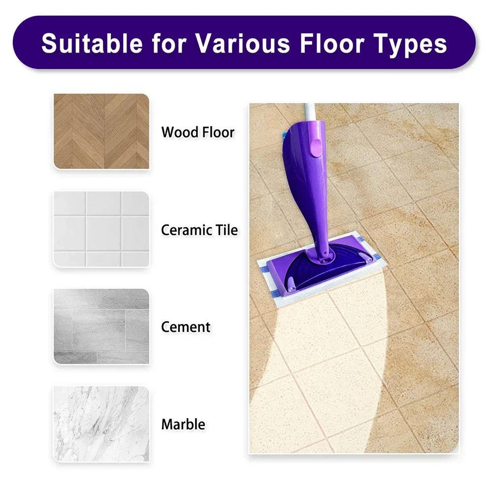 

Disposable Mop Pads Refills for Swiffer For WetJet Mop Efficiently Removes Dirt and Pet Hair for Spotless Floors