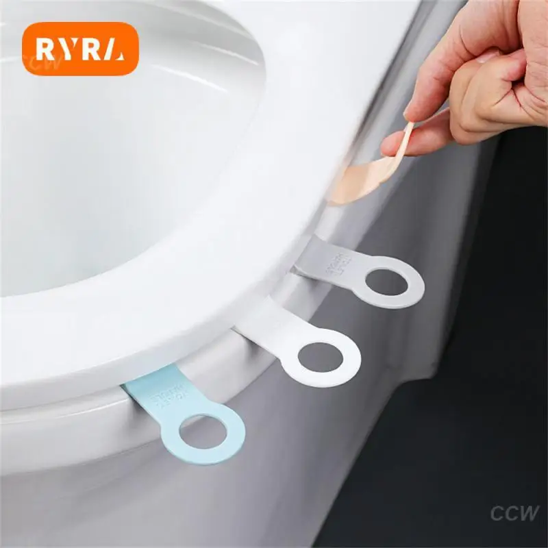 24g Toilet Lid Retractor Ring Handle Toilet Lid Handle Home Supplies Toilet Lapper Repeated Cleaning Bracket Home Boxed Lifter