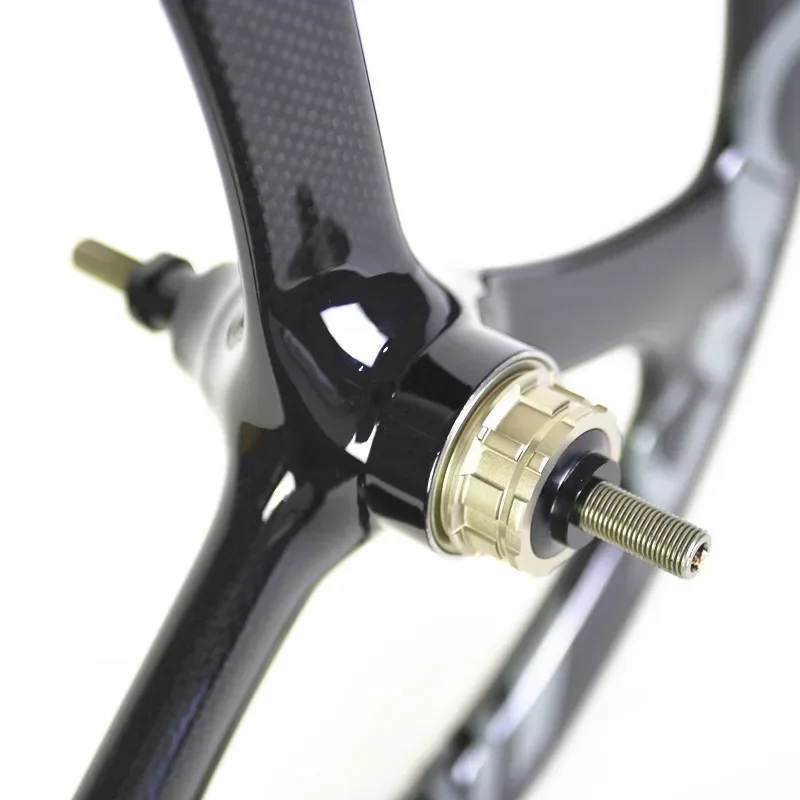 16 inch 349 small cloth SMC carbon fiber three-knife wheel set 3-knife ultra-light outer 2-speed 3-speed 7-speed wheel set
