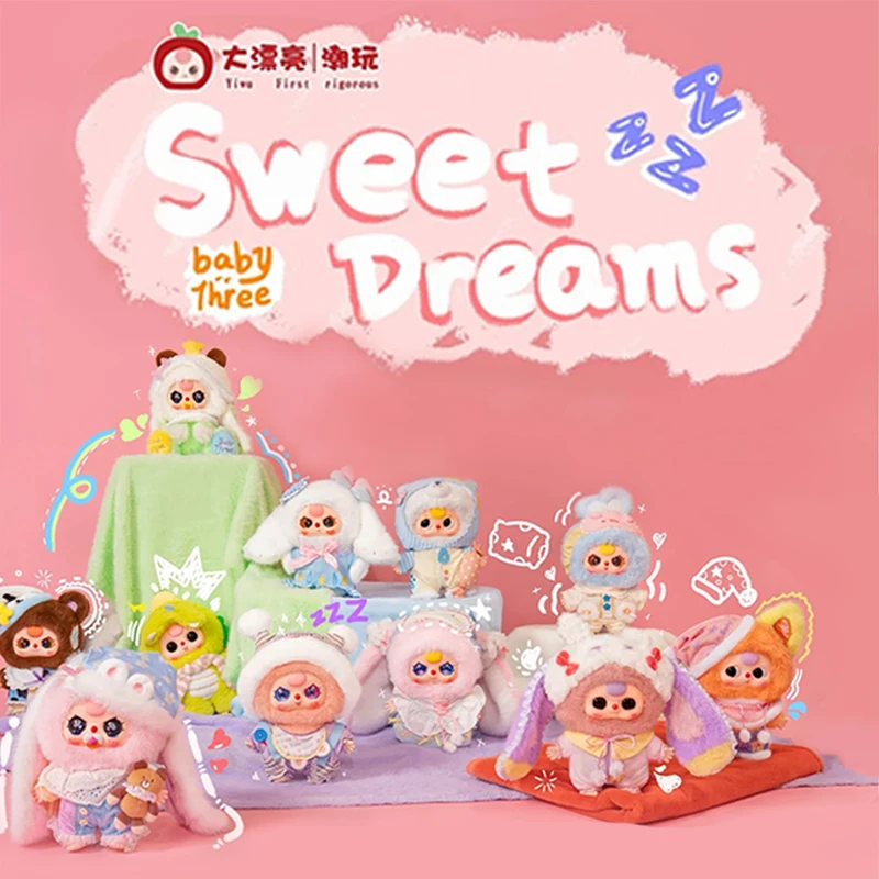 

Baby Three Sweet Dream 400% Series Plush Doll Blind Box Trendy Toy Ornament Decor Soft Accompany Sleep Plush Doll Birthday Gifts