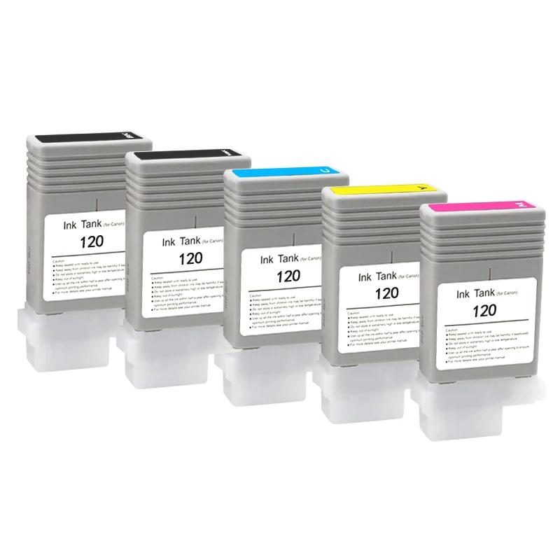 130ML PFI-120 For Canon PFI120 Ink Cartridge Compatible For Canon TM-200 TM200 TM-205 TM-300 TM-305 TM300 Pigment Pigment ink