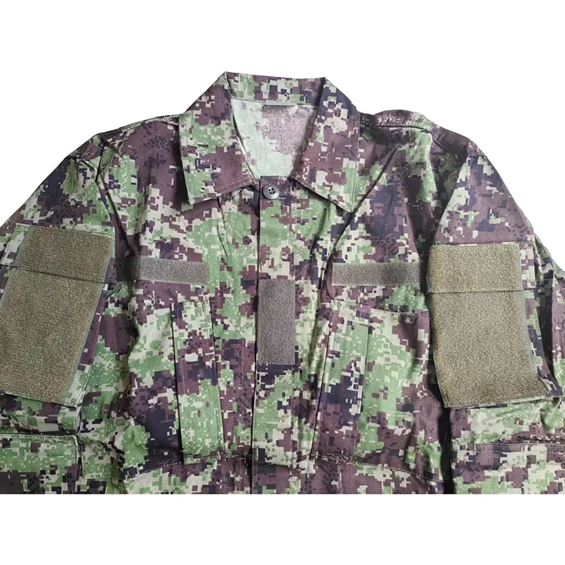 Green Digital Camouflage Set