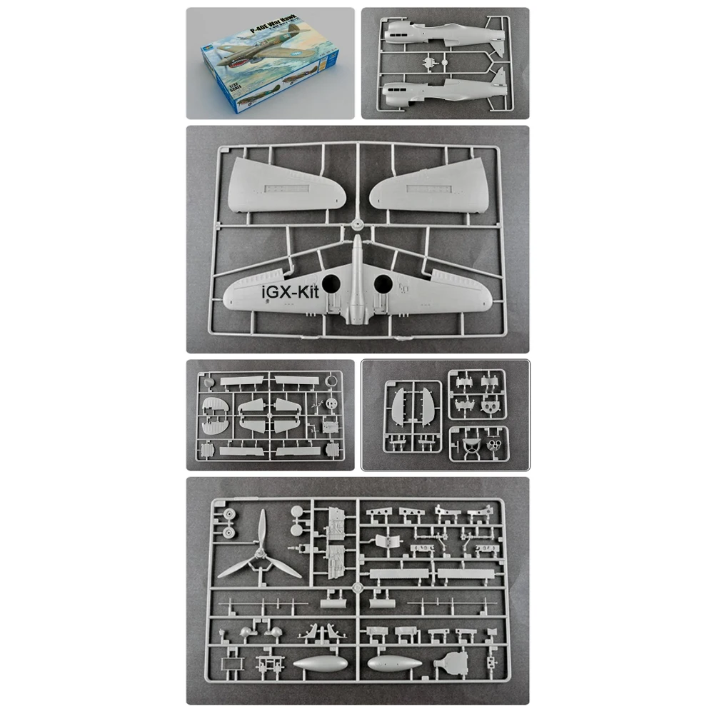 

Модель самолета Trumpeter 02269 P-40E War Hawk в масштабе 1/32, военный истребитель, пластиковый конструктор для сборки, подарок, набор для сборки