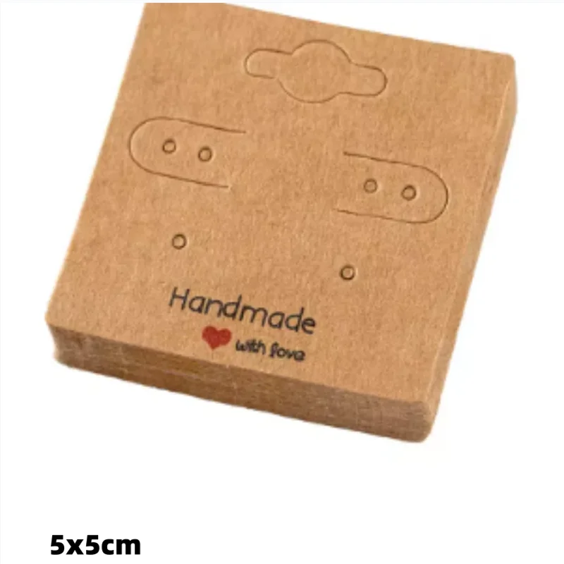50 pieces of 5x5cm fashion best-selling earrings display cards