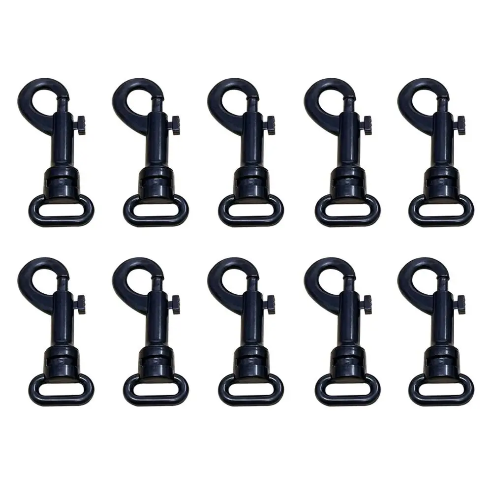 5/10pcs New Rotating Snap Hook Plastic Luggage Hardware Accessories Traction Buckles Belt Keychain Leather Strap