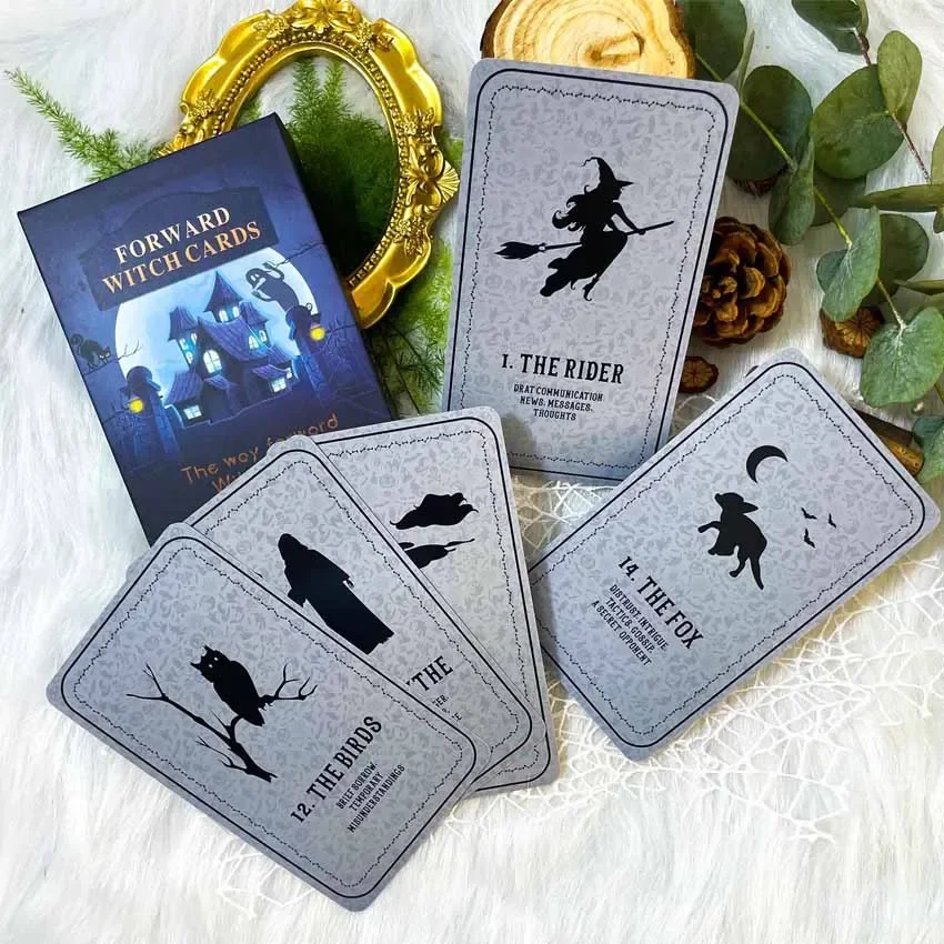 12x7 cm Witch Tarot Deck  Card Games