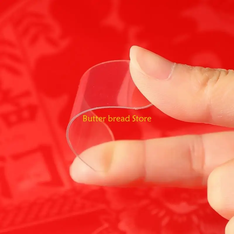 Almohadillas pegatina doble transparentes W89C No rastreo impermeable para artesanía arte bricolaje 60x