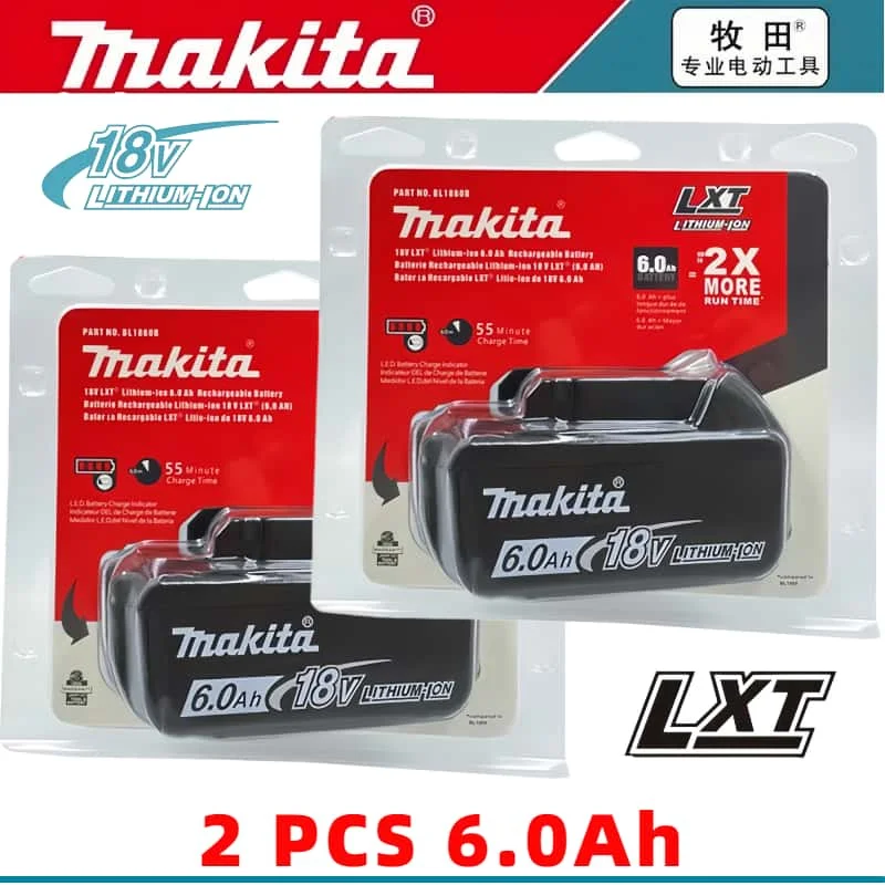 Batería Makita Original, batería de herramientas makita de 18v 6Ah/5Ah para herramientas Makita LXT DTW700 DDF487 DTD173 DGA404 DJV182 HR140D