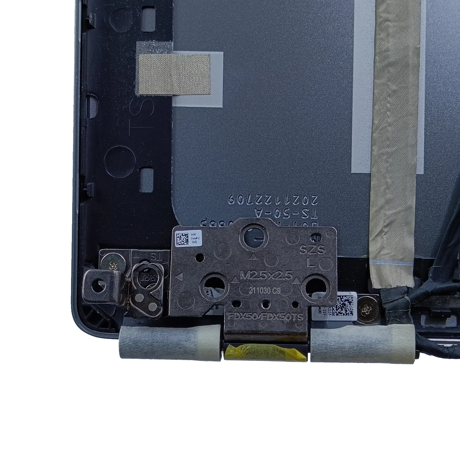 0W81TT لأجهزة الكمبيوتر المحمول DELL Precision 7550 7560 LCD الغطاء الخلفي مع كابل الشاشة المفصلي كاميرا لوحة صغيرة