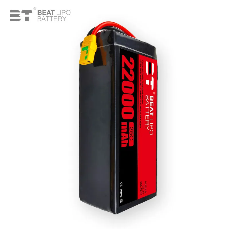 UAV Lipo Cell Battery  22.2 Volt 22000mAh RC Models 6S 25C Lithium Polymer Li-ion UAV Battery LiPo Drone Solid State Batteries