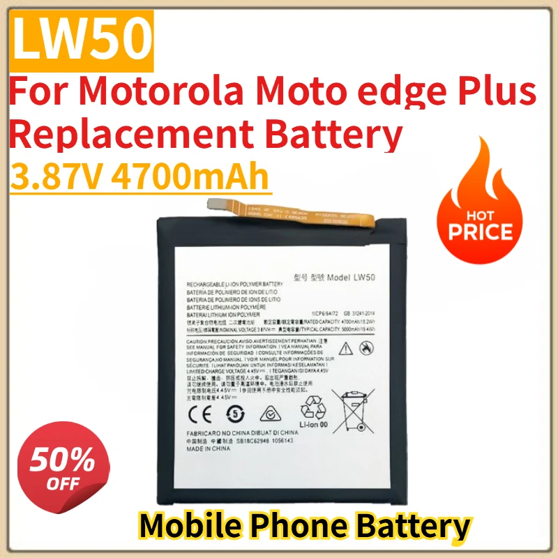 

High Quality New LW50 Mobile Phone Battery 3.87V 4700mAh For Motorola Moto edge Plus Replacement Battery