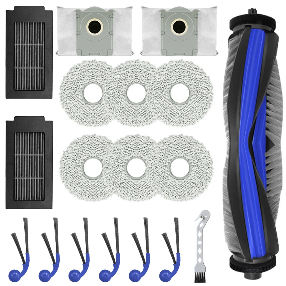 ل ECOVACS ل DEEBOT T30C ل Omni / T30C ، Omni/Gen2 مكنسة كهربائية روبوتية مرشح فرشاة الجانب الرئيسي ، ملحقات كيس الغبار الممسحة #2