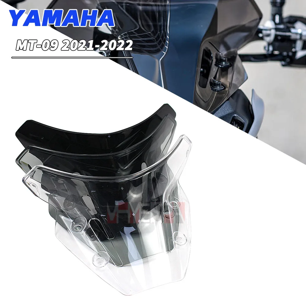 

Новинка, подходит для YAMAHA MT-09/SP/FZ-09 MT09 MT 09 2021 2022, аксессуары для мотоциклов, ветровое стекло, ветрозащитные дефлекторы