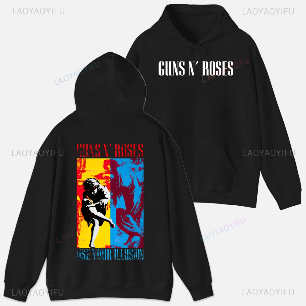 

Guns N' Roses Custom Sweatshirt Funny Clothing Unisex Streetwear Hoodie Clothes Men Tops Graphic Long Sleeve Quality Autumn