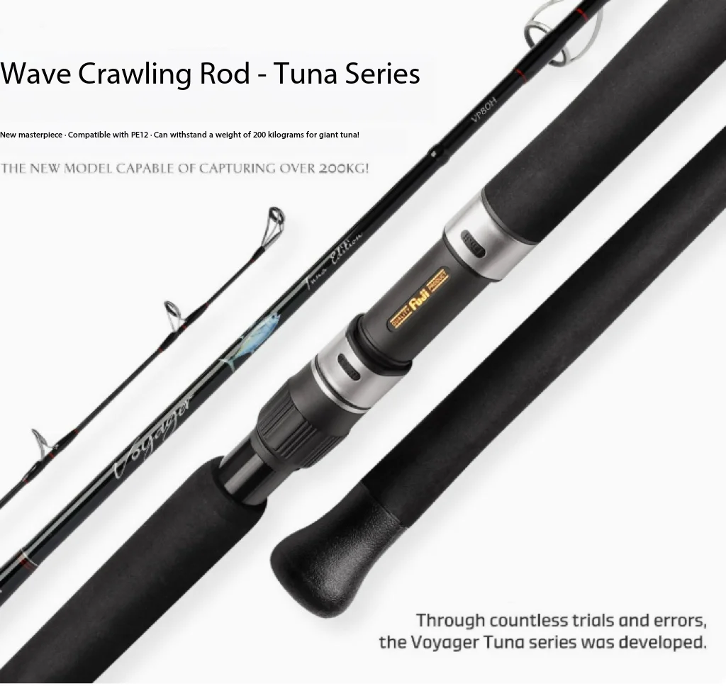Factory Direct Deep Sea Offshore Long Cast Popping Rod & Pencil Lure Rod, Heavy Duty Giant Tuna Boat Fishing Rod Ready In Stock