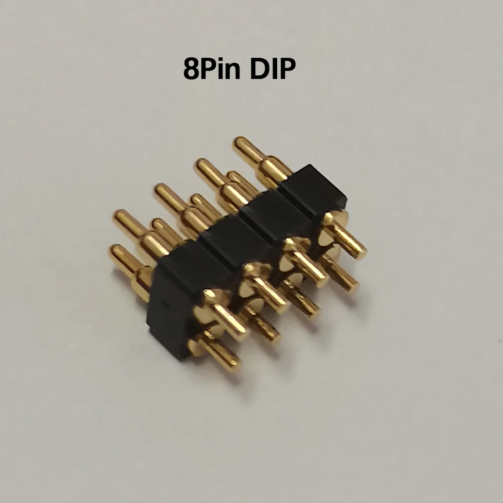 1 Stück DC-Stecker Pogo-Pin-Verbinder SMT DIP 2,54 mm Rastermaß 2345681012141620-Pin Doppelreihiger Federkontakt PCB Batterieladung – Detail 19
