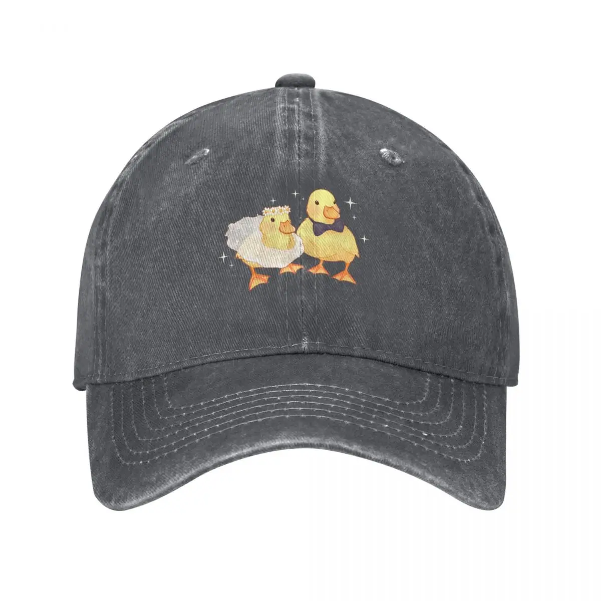 ducks getting married Baseball Cap Military Cap Man New In The Hat Women's Beach Visor Men's