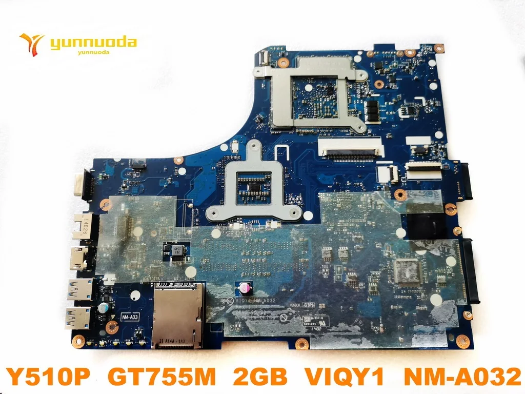 Imagem -02 - Original para Lenovo Y510p Computador Portátil Placa-mãe Y510p Gt755m 2gb Viqy1 Nm-a032 Testado Bom