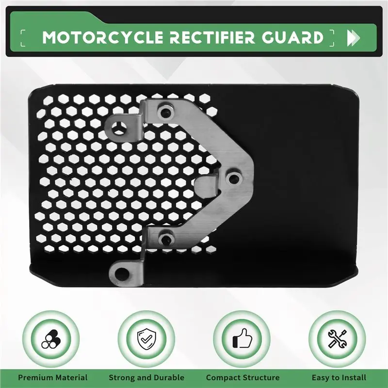 Durable-2X Motorcycle Rectifier Guard For BMW S1000XR (2021-2025) M1000XR (2024-) S1000XR TE Rectifier Grille Guard Cover
