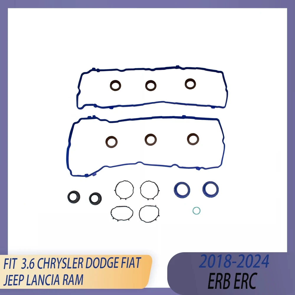 

Engine Part Valve Cover Gasket Set 3.6 L ERB ERC GAS 18-23 V6 DOHC For CHRYSLER 300 Voyager PACIFICA DODGE JEEP Grand Cherokee