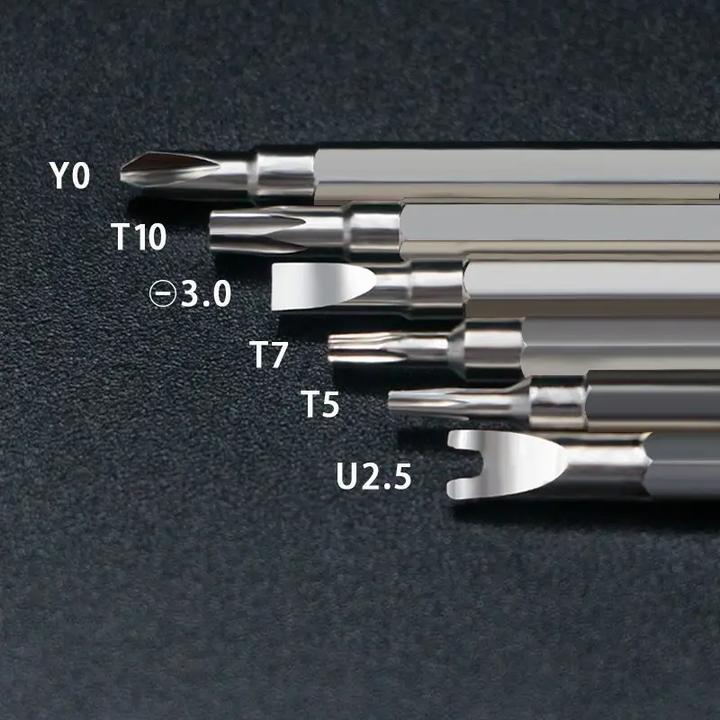 PROSTORMER-destornillador multifunción 6 en 1, herramienta manual de seguridad a prueba de manipulaciones, de acero al cromo vanadio CR-V, broca magnética, Torx hexagonal