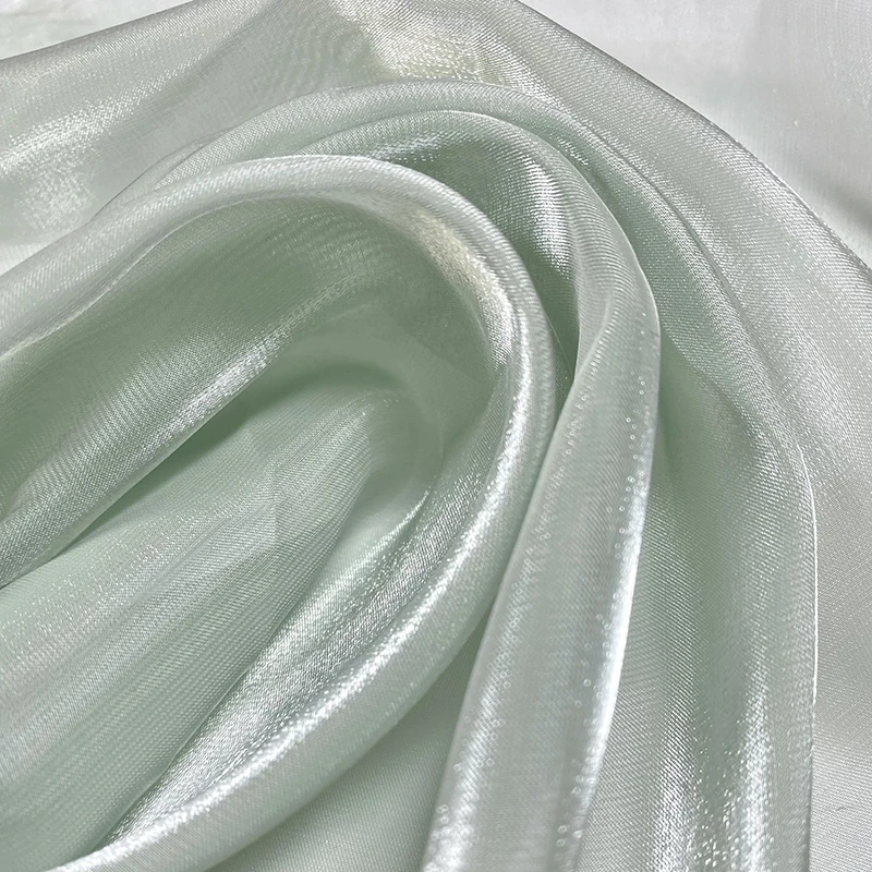 Organza Fabric Cheongsam Wedding Dress Designer Apparel Sewing Fabric for By The Yard Diy Cloth Sew Per Meter Polyester Material