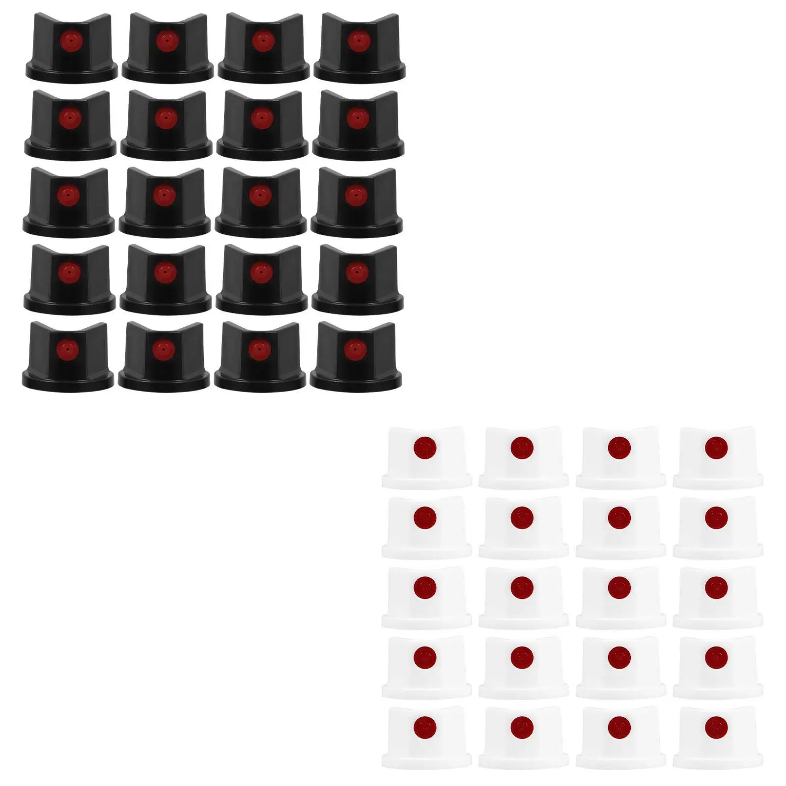 20 Pieces Spray Paint Caps High Efficiency Home Improvement Attachments Aerosol Can Nibs Spray Can Nozzles for Graffiti Art
