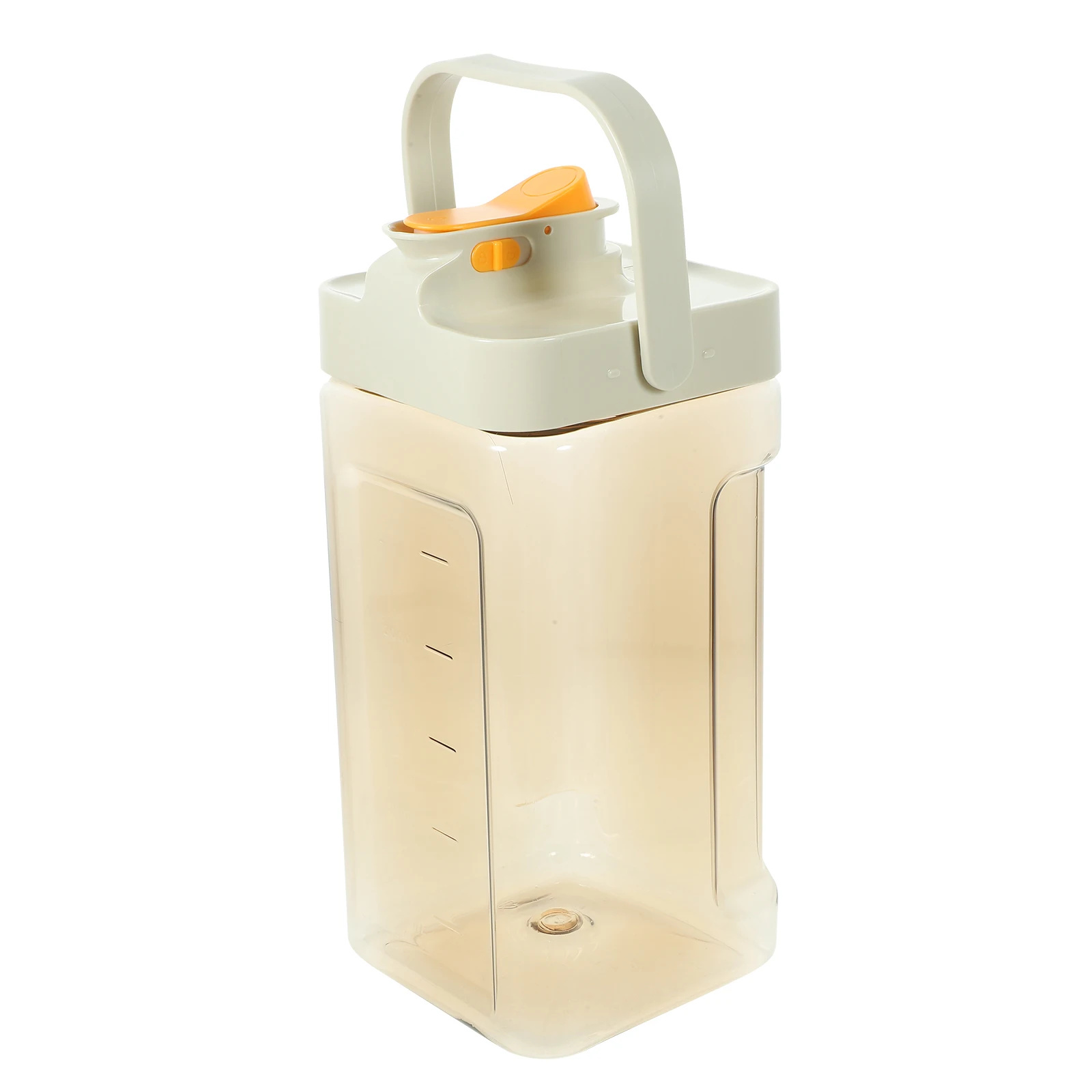 

Cold Water Pitcher Faucet Large Capacity Plastic Drink Dispenser for Fridge Home Use Warm White Color PP Material