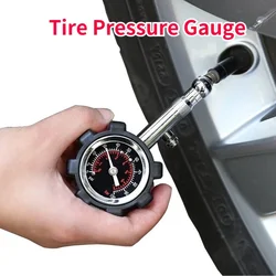 Stainless Steel Tire Pressure Gauge Meter 0-100Psi High-precision Tyre Air Pressure Tester for Car Motorcycle Universal