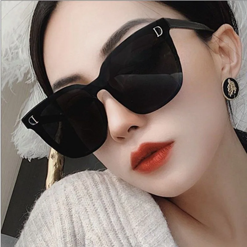 

1 PC Car Motor Oversized Square Sunglasses for Women and Men UV Protection Eyeglasses Retro Big Frame Sun Glasses Fashion Shades