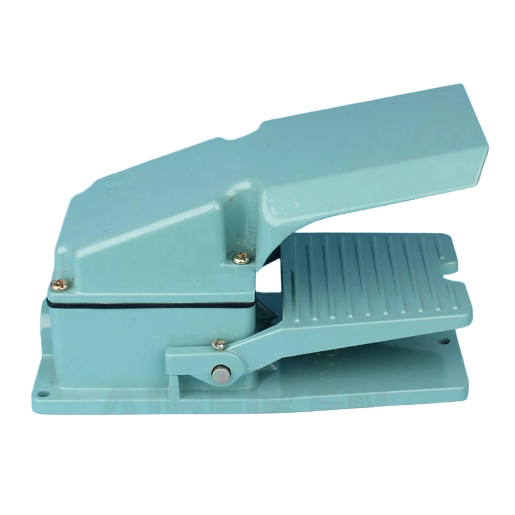 

ABILKEEN TFS-302 LT4 Педальный переключатель 1НО + 1НЗ — серебристый контакт 15А, 250 В, мгновенный пружинный сброс с алюминиевым корпусом