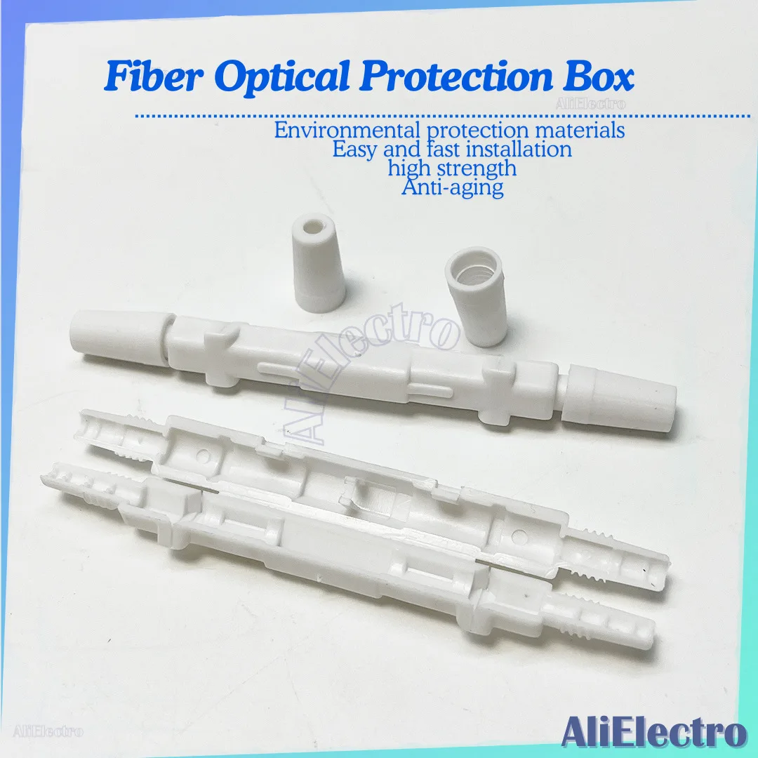 Drop Cable Protection Box Optical Fiber Protection Box Small Round Tube Heat Shrink Tubing to Protect Fiber Splice Tray