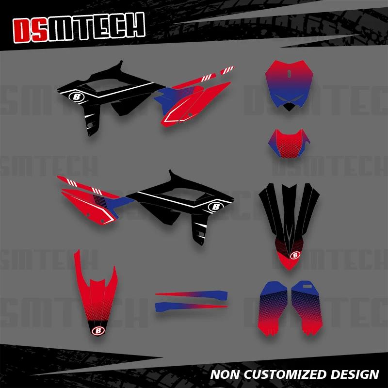 

DSMTECH For Beta RR 2020 2021 2022 125 200 250 300 350 390 430 480 Graphics Decals Stickers Motorcycle Background Custom Number