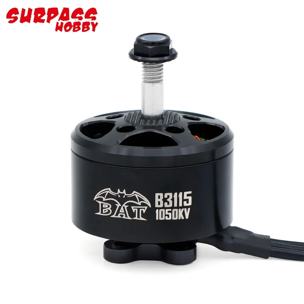 Surpass Hobby Bat B3115 3115 900KV 1050KV 5-8S 14-Pole CW Brushless Motor M5 Alloy Shaft For Long Range X-Class FPV Racing Drone