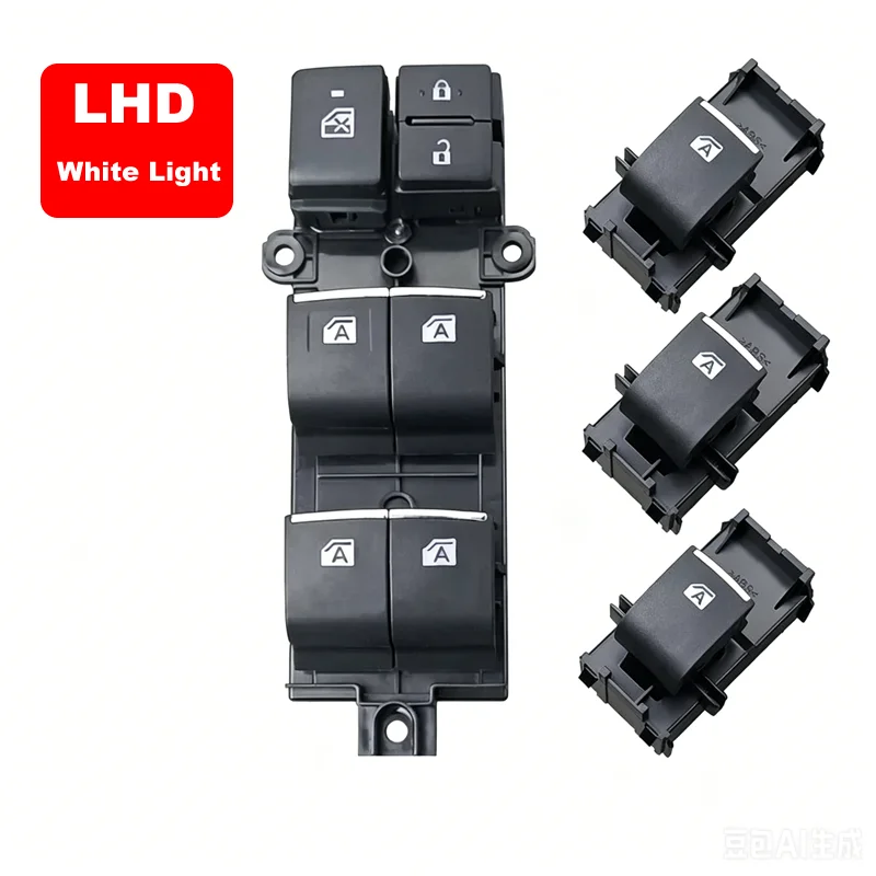 RHD LHD beleuchteter LED-Fensterheberschalter für Toyota RAV4 RAV 4 XA50 C-HR 2019-2021 HYBRID 2020 Yaris Cross 2022 Corolla – Detail 9